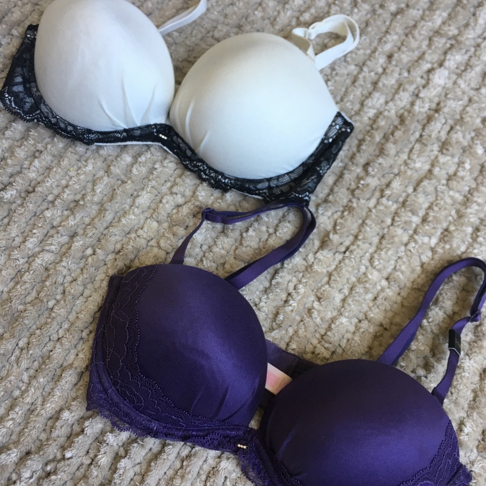 VS strapless push up bra bundle